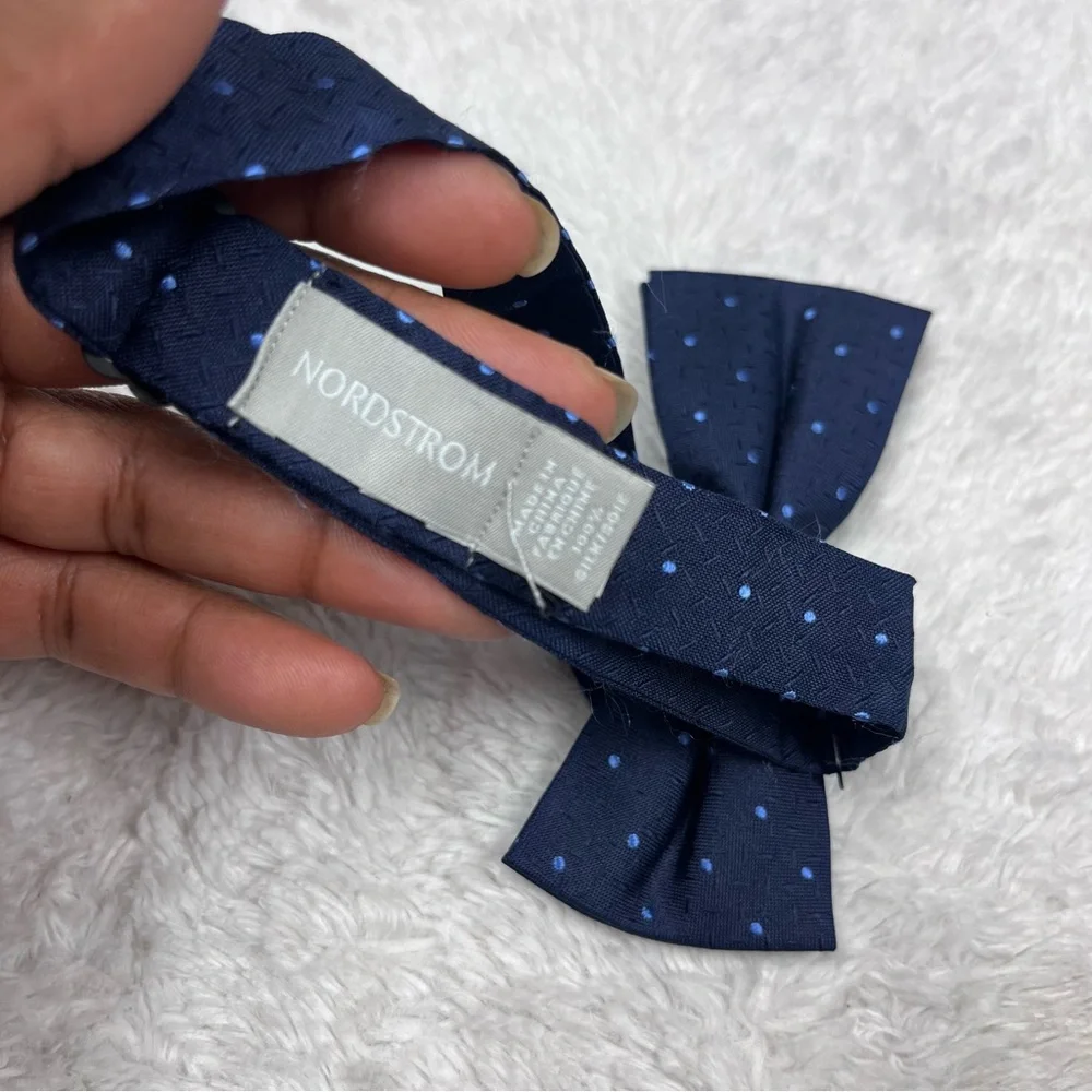 Nordstrom kids adjustable silk bow tie